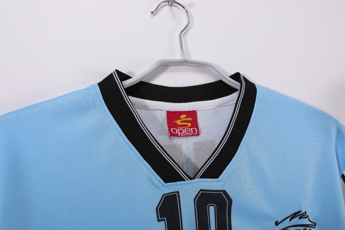 Argentina Diego Maradona Commemorative Retro Jersey 2001