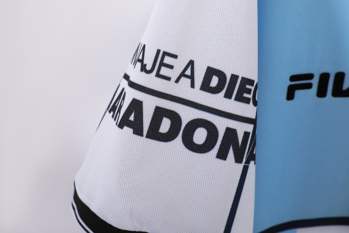 Argentina Diego Maradona Commemorative Retro Jersey 2001