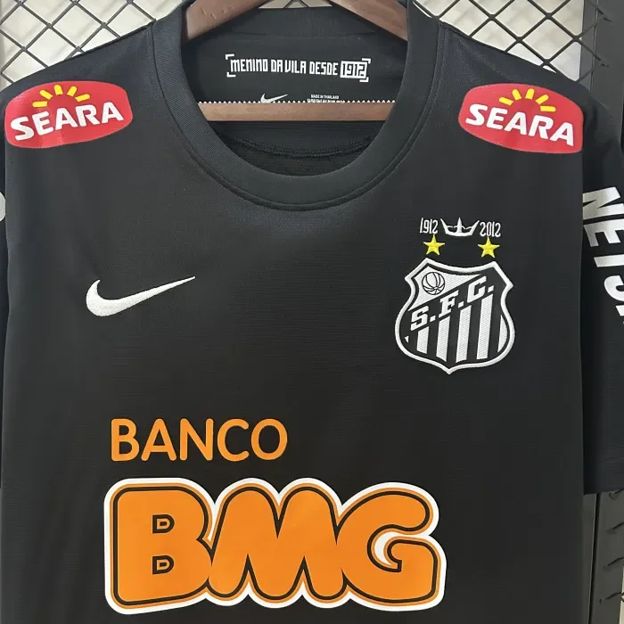 Santos Black Retro Man Jersey 2012/13