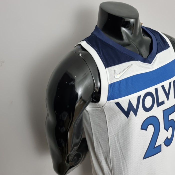 Derrick Rose Minnesota Timberwolves 75th Anniversary 2022 Swingman Jersey White