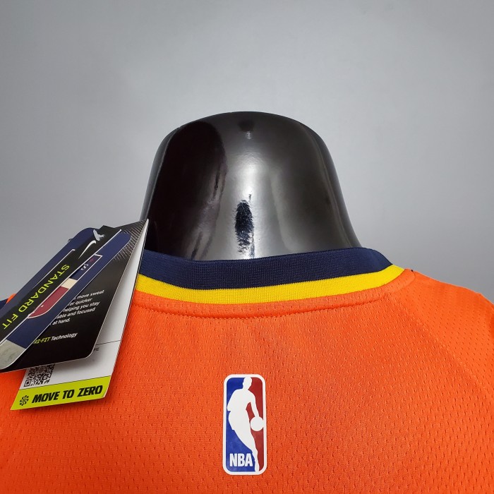 Klay Thompson Golden State Warriors Swingman Jersey Orange