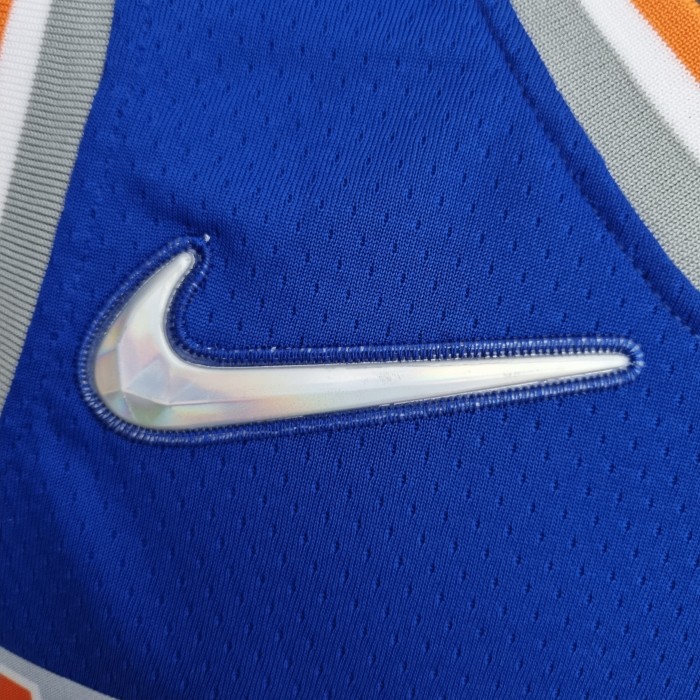 Jeremy Lin New York Knicks 75th Anniversary Swingman Jersey Blue