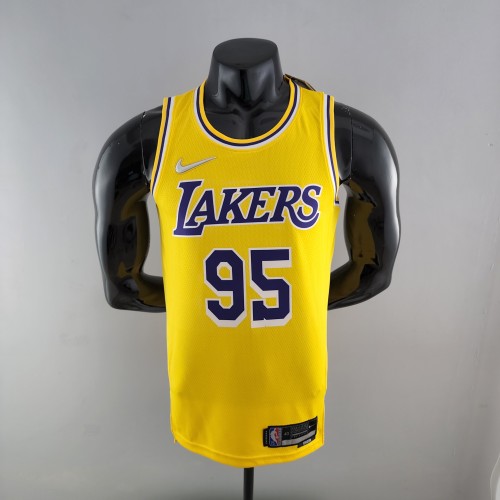 Juan Toscano-Anderson Los Angeles Lakers 75th Anniversary Swingman Jersey Yellow