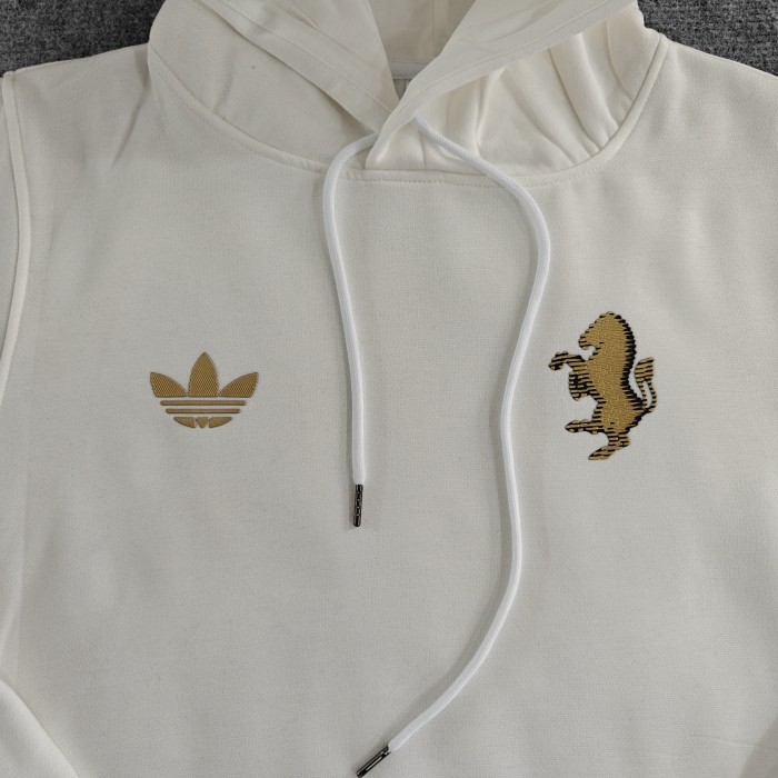 Juventus Retro fleece-lined Hoodie （Multiple colors）