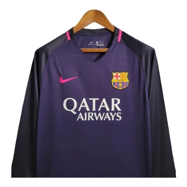 Barcelona Away Retro Long sleeve Jersey 2016/17