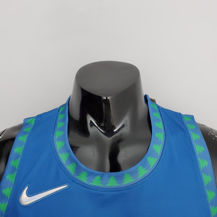 Derrick Rose Minnesota Timberwolves 75th Anniversary 2022 Swingman Jersey Blue