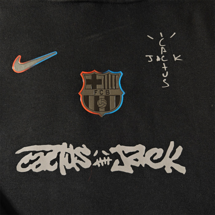 Barcelona Fleece Lined Hoodle Sweatshirt Training Jersey 25/26 (Multiple colors)