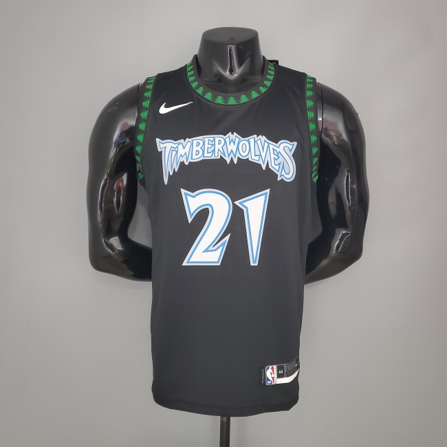Kevin Garnett Minnesota Timberwolves 2018 Retro Swingman Jersey Black