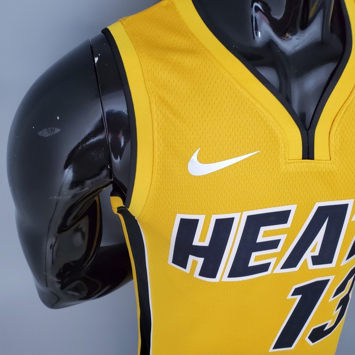 Bam Adebayo Miami Heat Bonus Edition Swingman Jersey Yellow