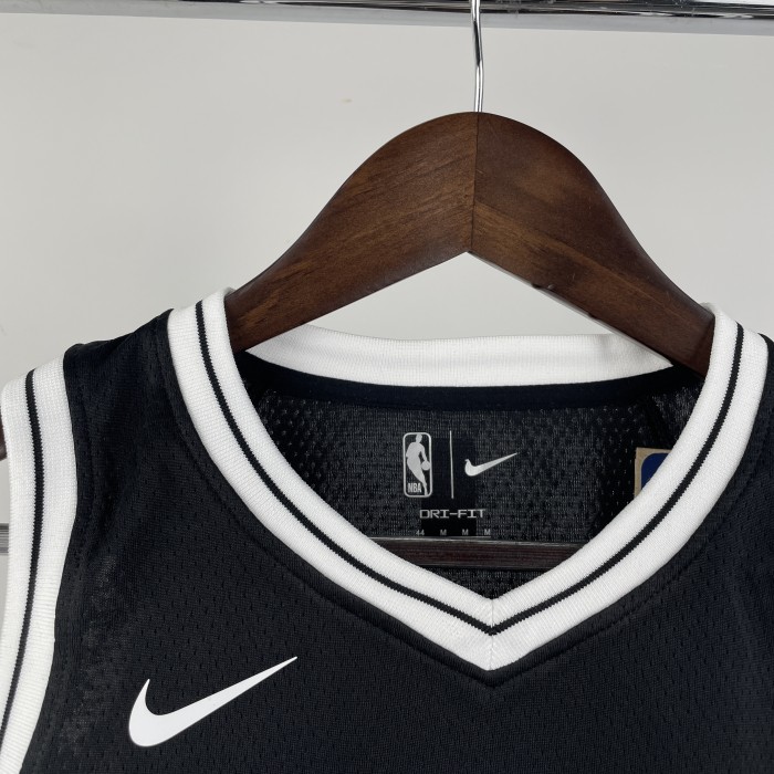 Brooklyn Nets Kids Jersey Black Icon Edition No.11 IRVING