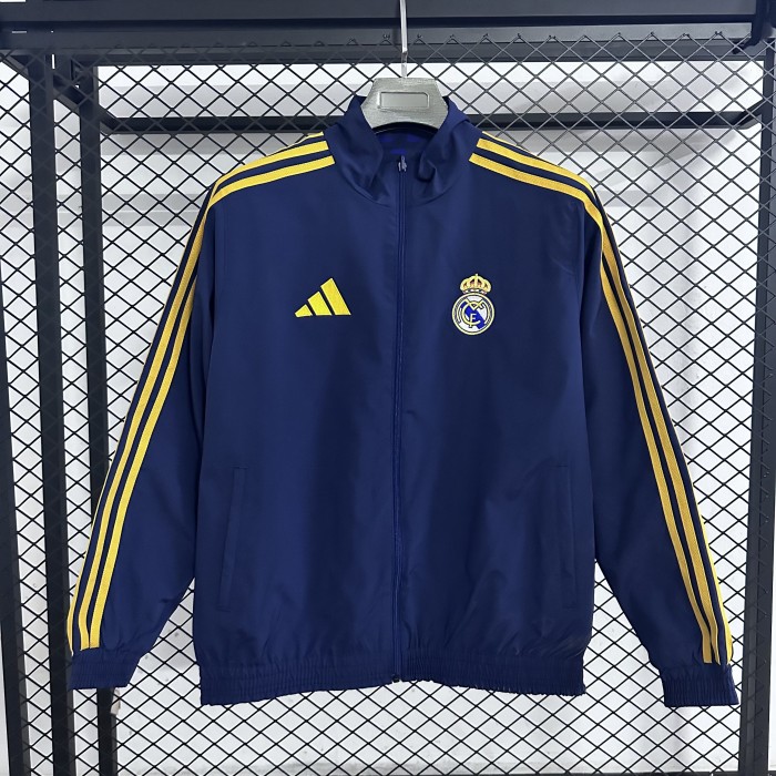 Real Madrid Double-Sided Training Windbreaker 2025