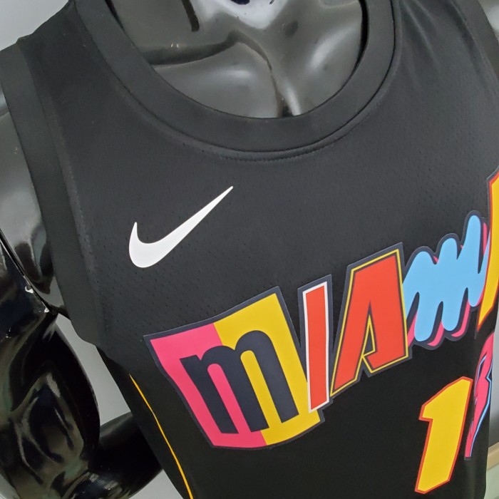 Bam Adebayo Miami Heat 2022 City Edition Swingman Jersey Black