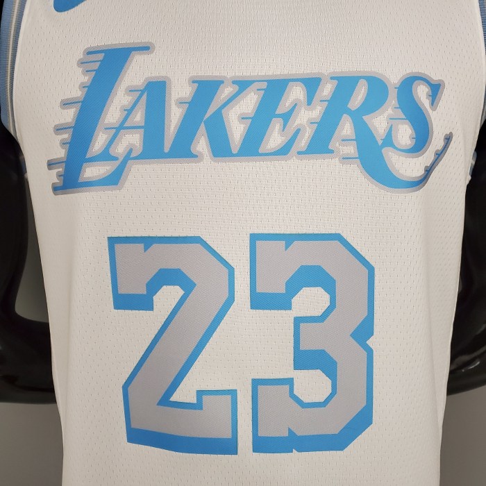 LeBron James Los Angeles Lakers 2020/21 Swingman Jersey White