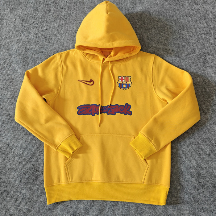 Barcelona Fleece Lined Hoodle Sweatshirt Training Jersey 25/26 (Multiple colors)