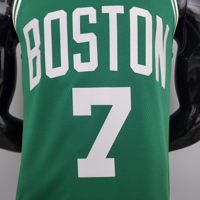 Jaylen Brown Boston Celtics 75th Anniversary Swingman Jersey Green