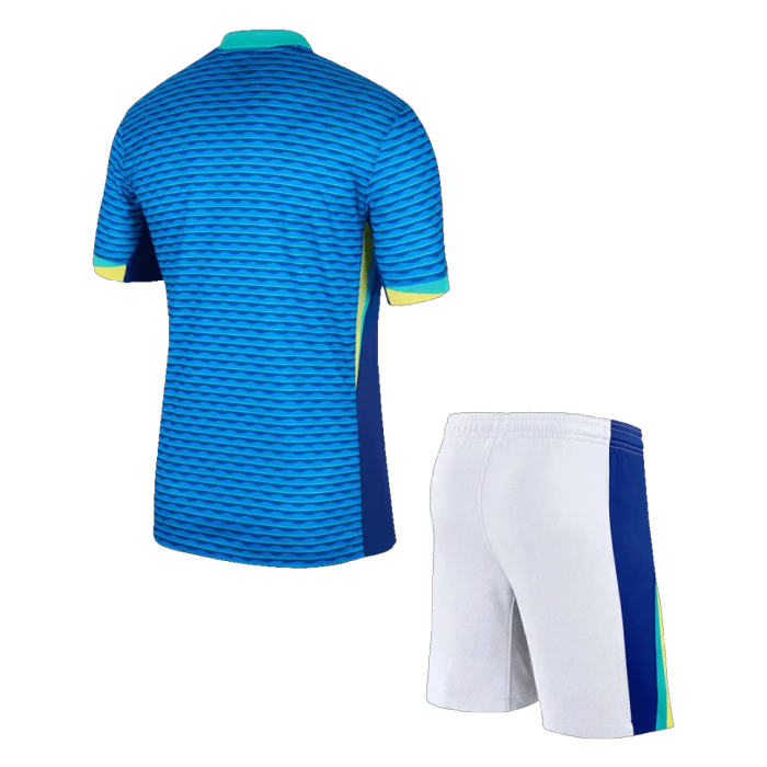 Brazil Away Short Sleeves  Adult Suit 24/25