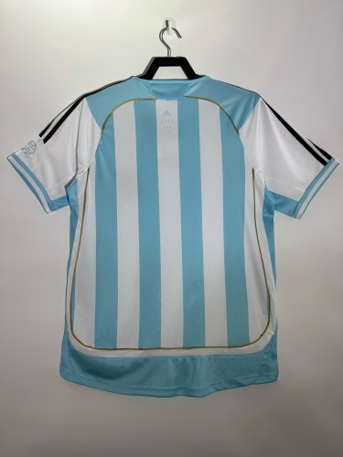 Argentina Home Retro Jersey 2006/07