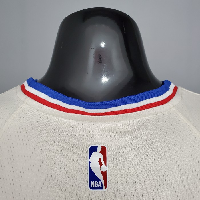 Allen Iverson Philadelphia 76ers Bonus Edition 2020/21 Swingman Jersey Off-White