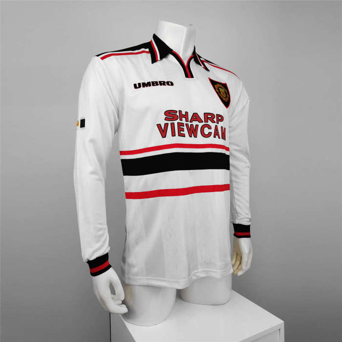 Manchester United Away Long Sleeve Retro Jersey 98/99