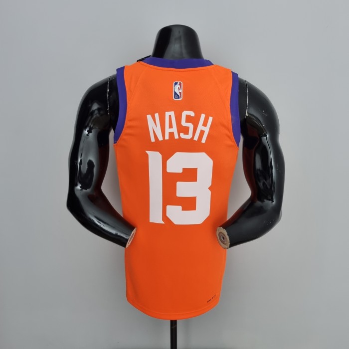 Steve Nash Phoenix Suns 75th Anniversary Swingman Jersey Orange