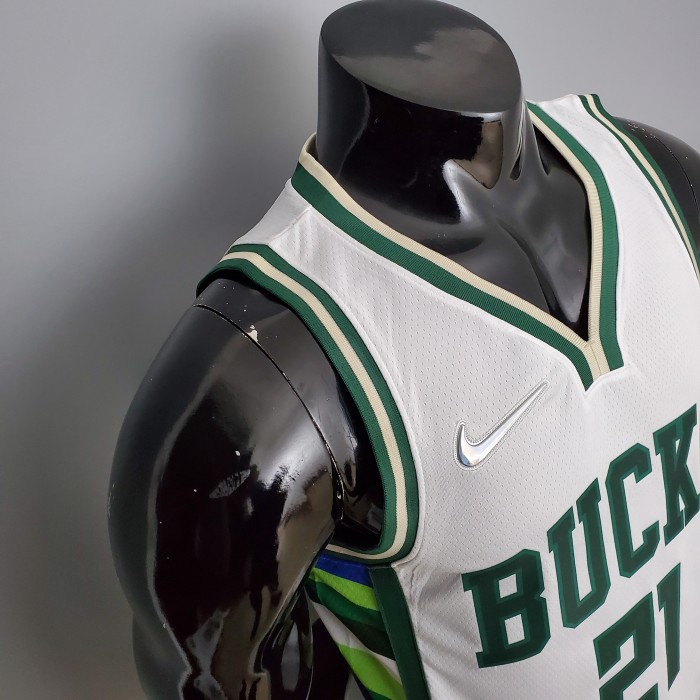 Jrue Holiday Milwaukee Bucks 2021/22 Swingman Jersey White