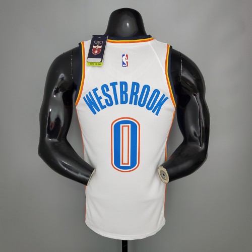 Russell Westbrook Oklahoma City Thunder Swingman Jersey White