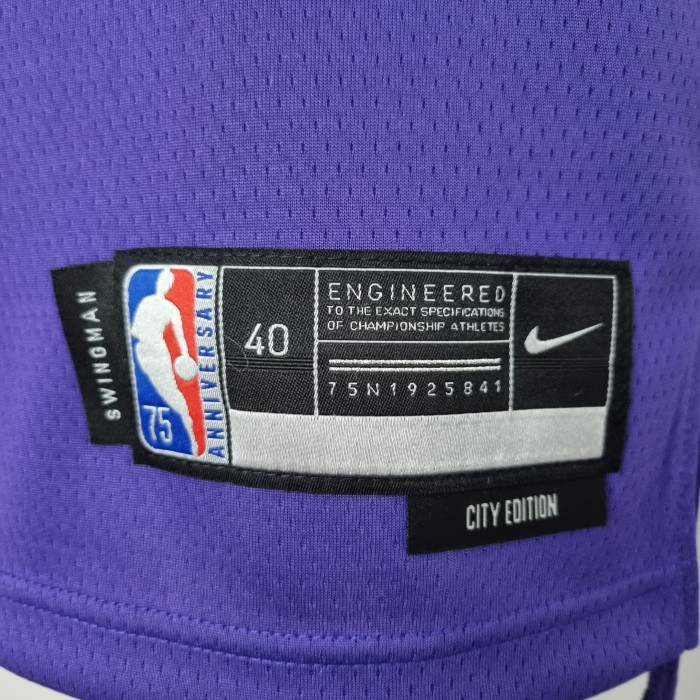 Deandre Ayton Phoenix Suns 75th Anniversary Swingman Jersey Purple