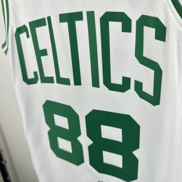 Boston Celtics KIds Jersey White Icon Edition NO.88 QUETA