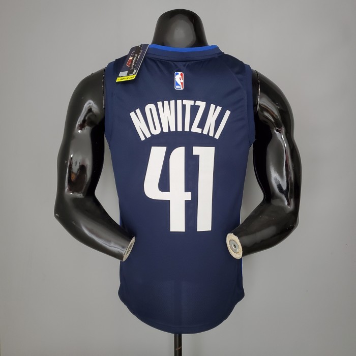 Dirk Nowitzki Dallas Mavericks Theme Limited Edition Swingman Jersey Blue