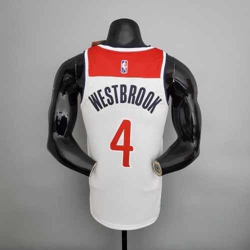 Russell Westbrook Washington Wizards 75th Anniversary Swingman Jersey White