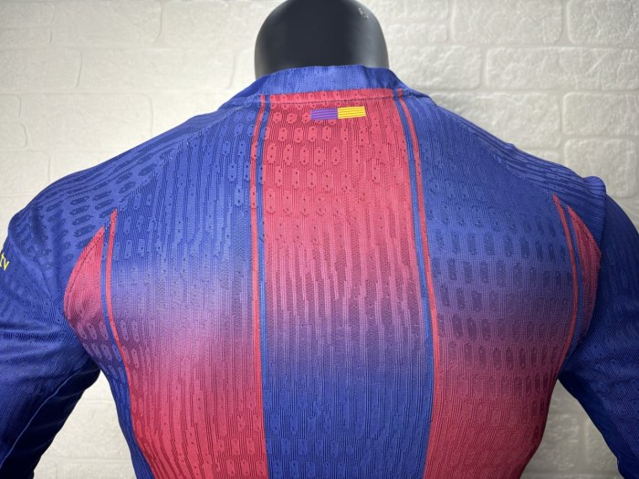 Barcelona Home Player Long Sleeve Jersey 25/26