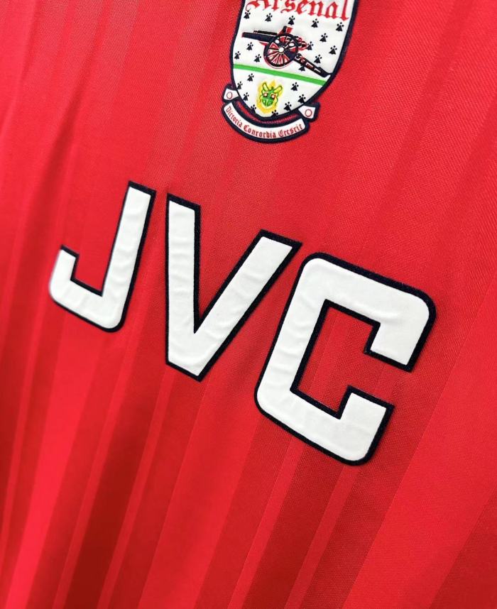 Arsenal Home Long Sleeve Retro Jersey 1992/94