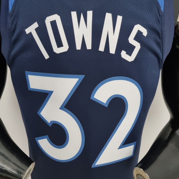 Karl-Anthony Towns Minnesota Timberwolves 75th Anniversary 2022 Swingman Jersey Royal Blue