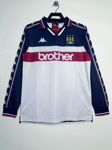 Manchester City Away Long Sleeve Retro Jersey 97/98