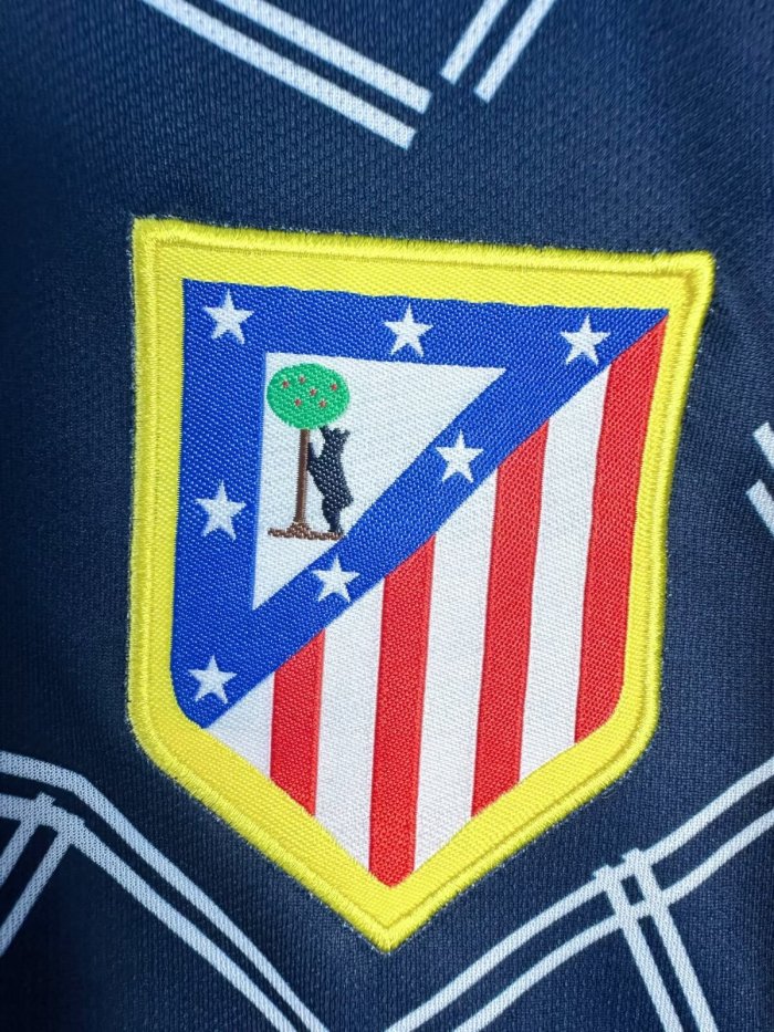 Atletico Madrid Away Long Sleeve Retro Jersey 2004/05