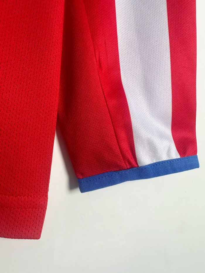 Atletico Madrid Home Long Sleeve Retro Jersey 2004/05