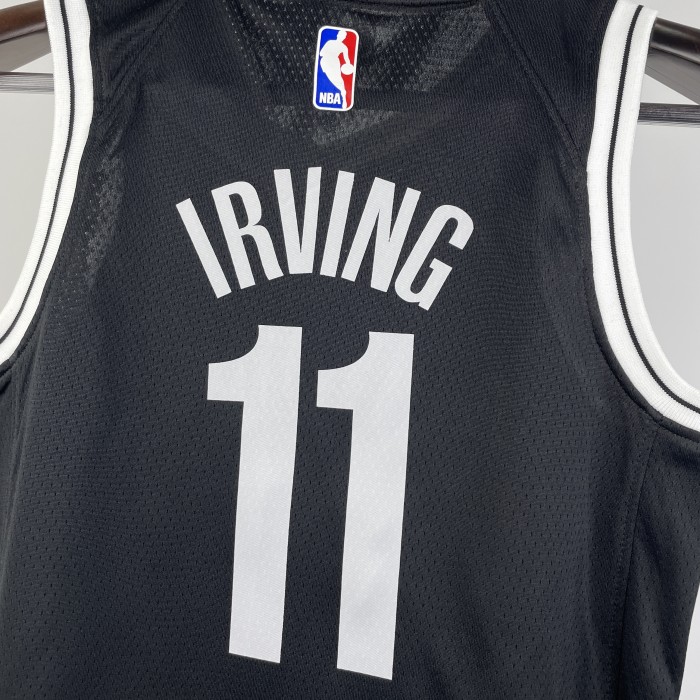 Brooklyn Nets Kids Jersey Black Icon Edition No.11 IRVING