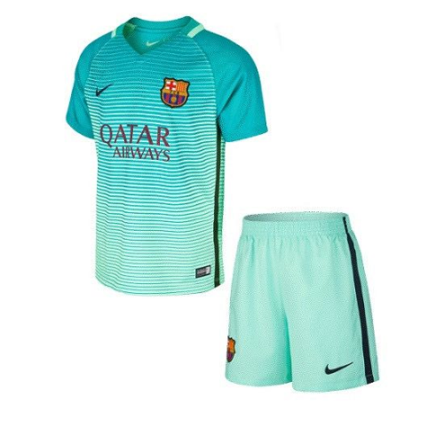 Barcelona Retro Third Away Short Sleeves  Adult Suit 2016/17