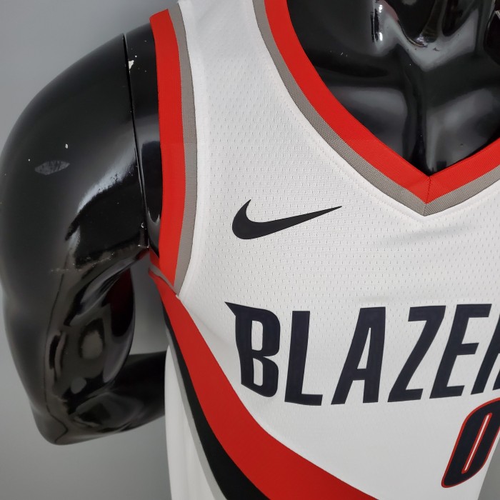 Damian Lillard Portland Trail Blazers Swingman Jersey White