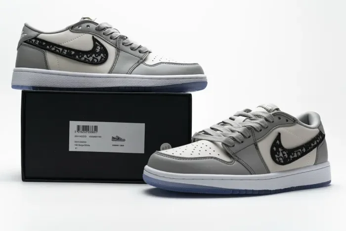 Dior x Air Jordan 1 Low 'Wolf Grey' CN8608-002