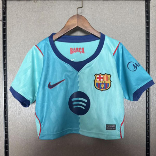 Barcelona Third Woman Cropped Jersey