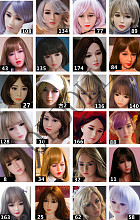 JYDOLL 頭のみ ヘッド単体 TPE製 ご希望のヘッド指定できる ボルトＭ16