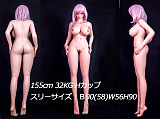 Sino doll フルシリコン製ラブドール 155cm  Jカップ S22ヘッド 超人気 【ランキングNO.2】