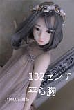 JYDOLL 132cm バスト平 ＃133ヘッド TPE製リアルラブドール