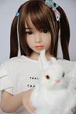 AXBDOLL 100cm貧乳 A09ヘッド ロリータ系ラブドール TPE製 お口の開閉機能選択可能