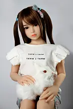 AXBDOLL 100cm貧乳 A09ヘッド ロリータ系ラブドール TPE製 お口の開閉機能選択可能