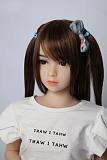 AXBDOLL 100cm貧乳 A09ヘッド ロリータ系ラブドール TPE製 お口の開閉機能選択可能