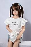 AXBDOLL 100cm貧乳 A09ヘッド ロリータ系ラブドール TPE製 お口の開閉機能選択可能