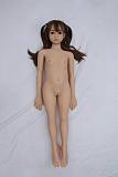 AXBDOLL 100cm貧乳 A09ヘッド ロリータ系ラブドール TPE製 お口の開閉機能選択可能