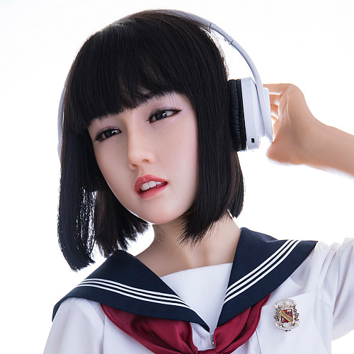 MZRDOLL シリコン製ヘッドのみ ラブドールの頭のみ 睫毛と眉毛が植毛あり